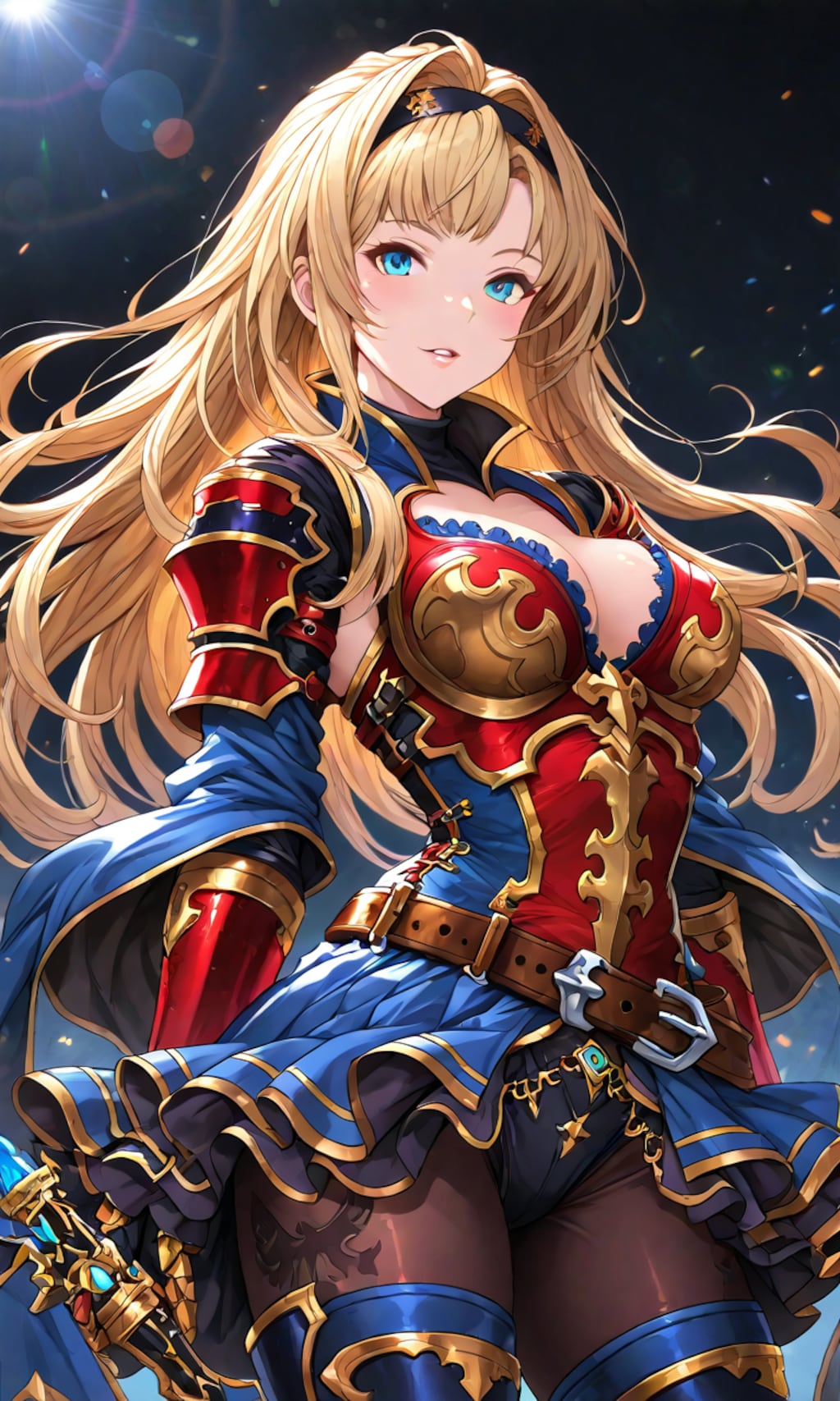 スタイリッシュな金髪女騎士