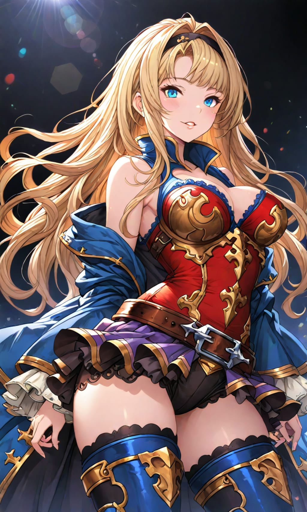 スタイリッシュな金髪女騎士