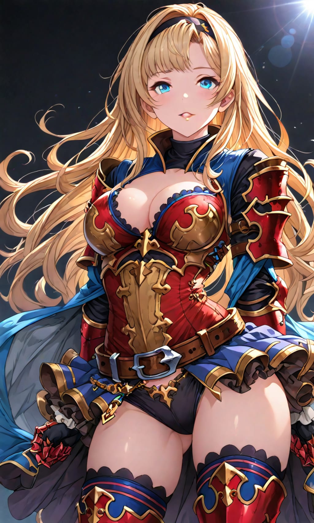 スタイリッシュな金髪女騎士