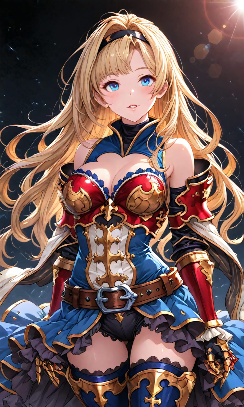 スタイリッシュな金髪女騎士