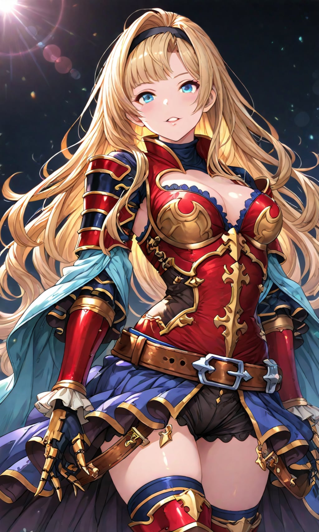 スタイリッシュな金髪女騎士