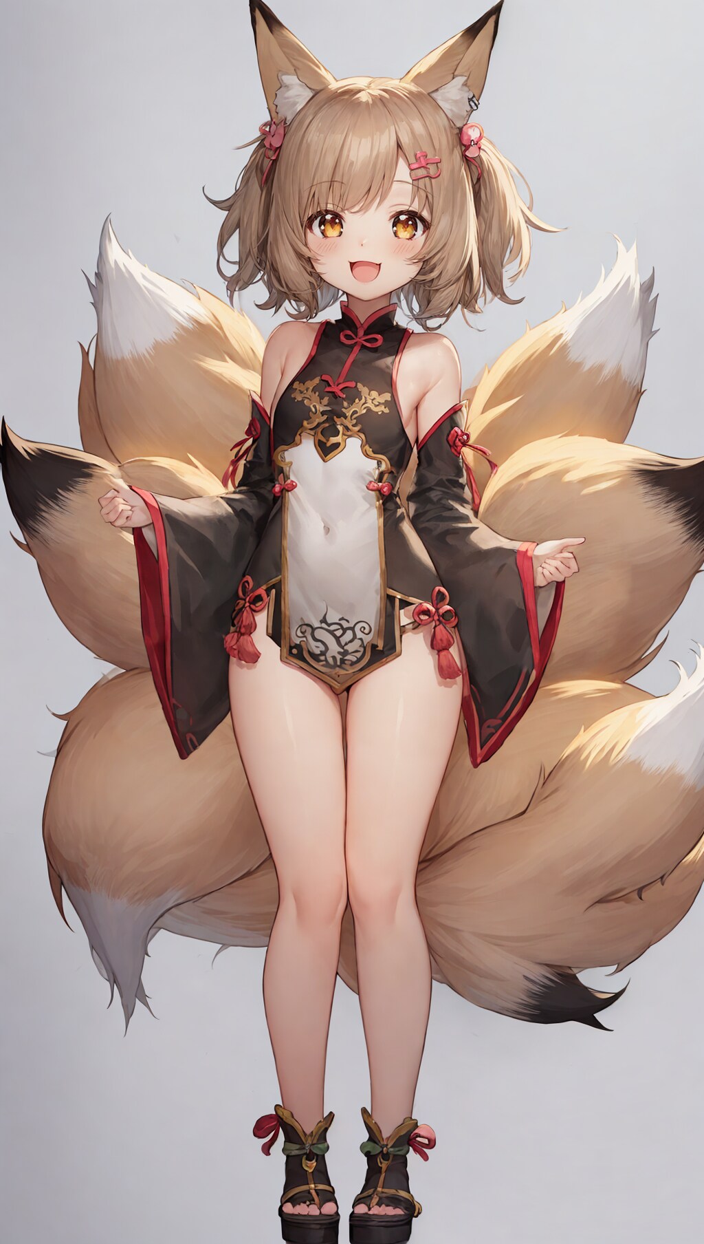九尾の女の子