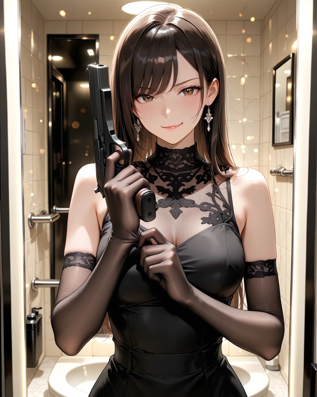 不敵な笑み