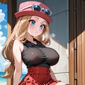 ポケモントレーナー　「セレナ」爆乳化　パート2 2枚目