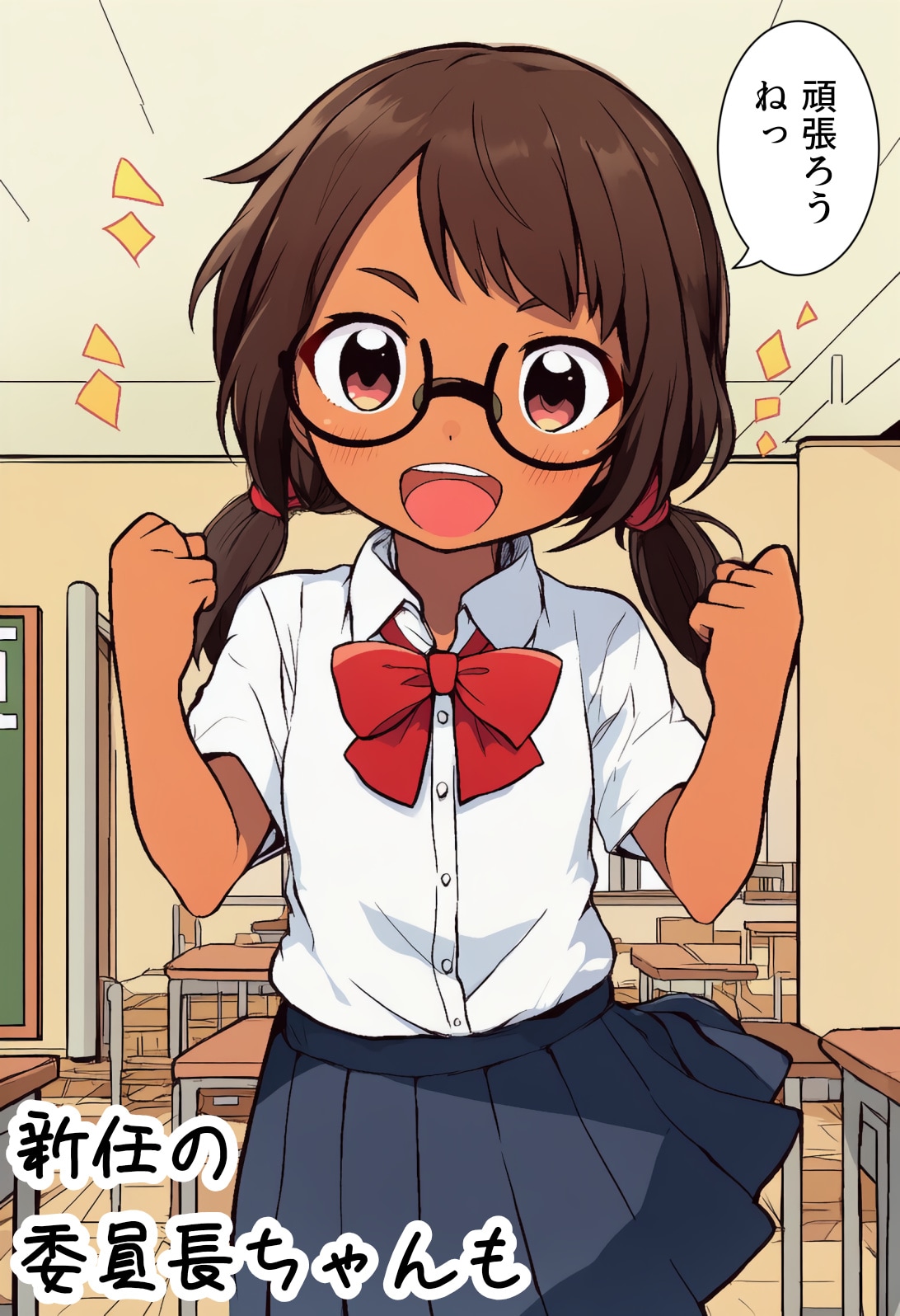 新任の委員長ちゃんも