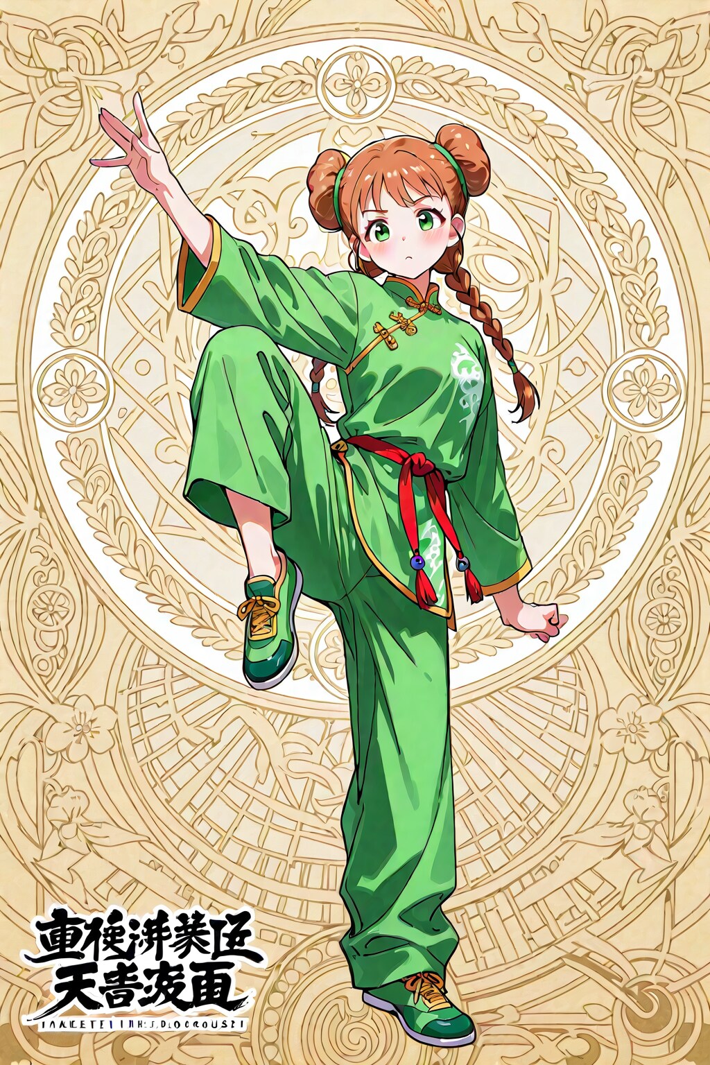 武闘家の女の子