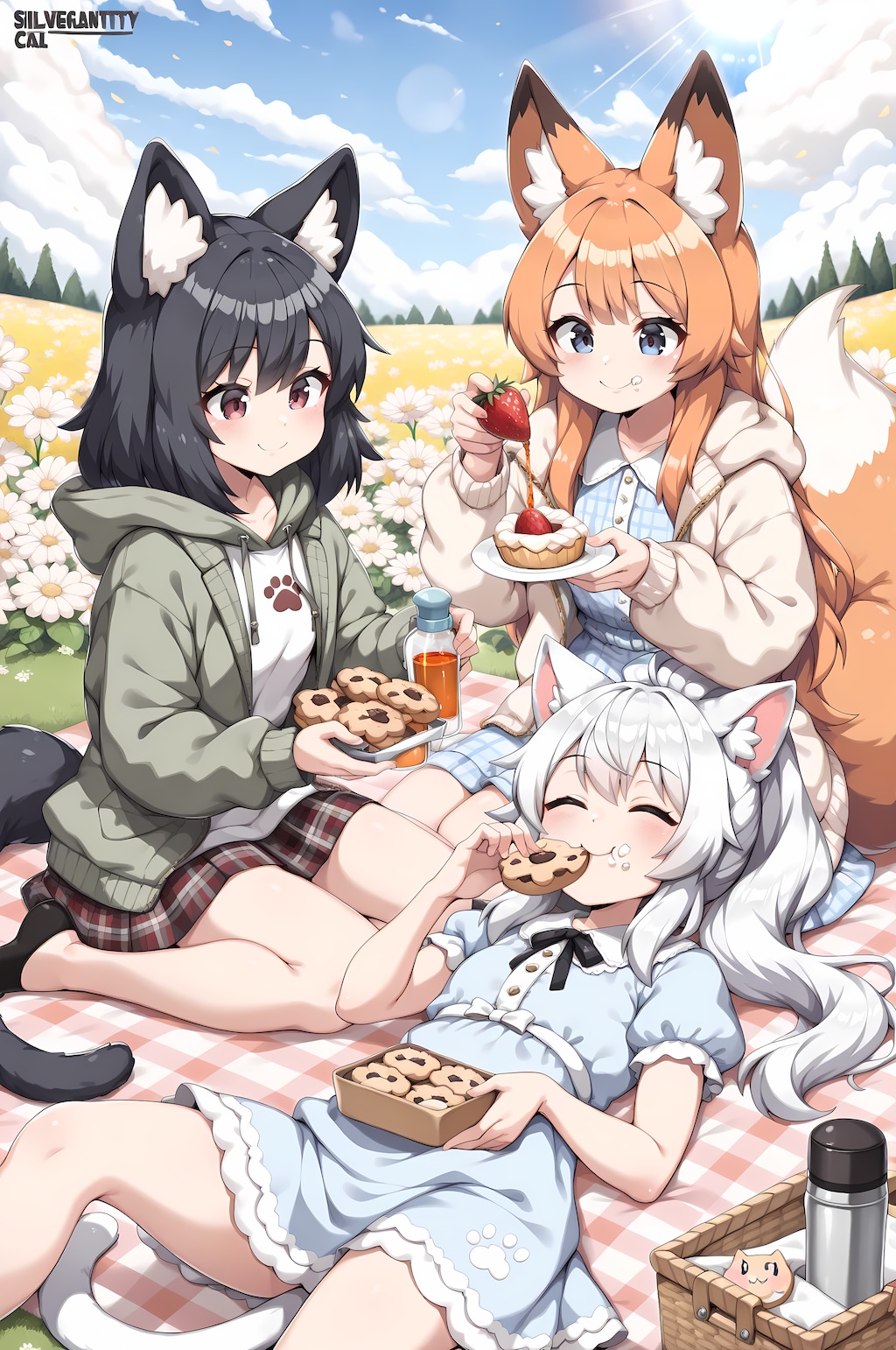 ケモミミたちのピクニック