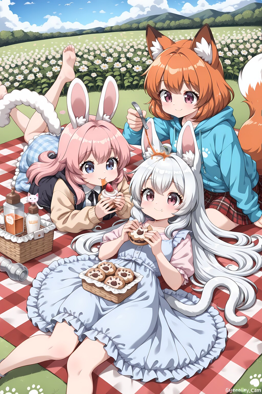 ケモミミたちのピクニック