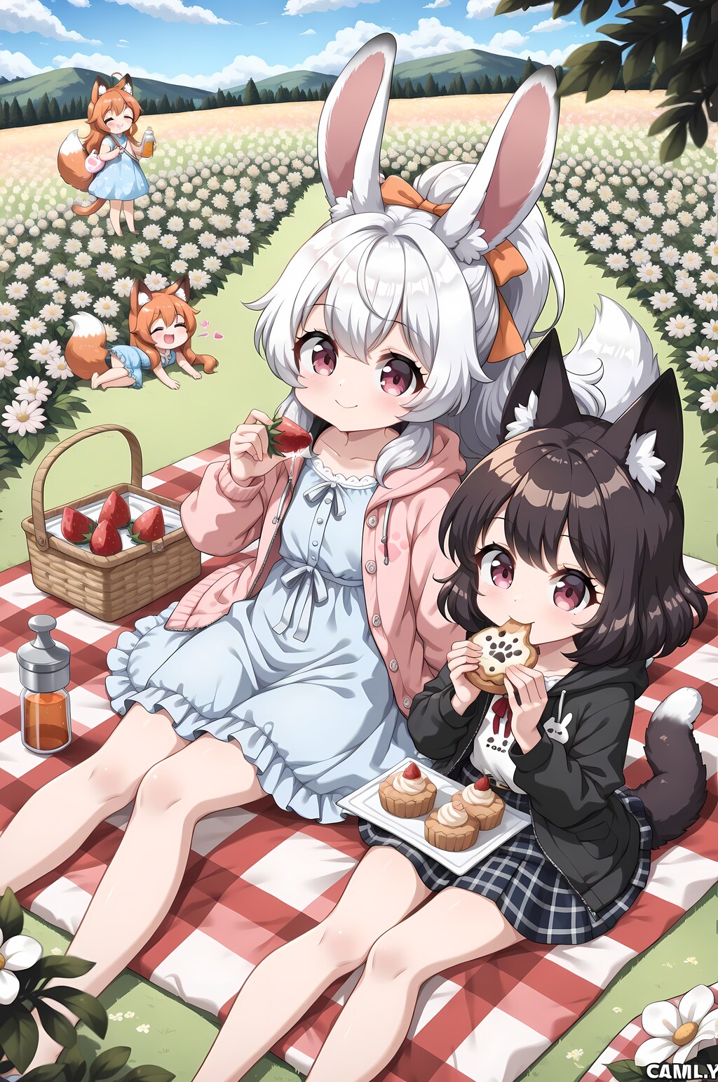 ケモミミたちのピクニック