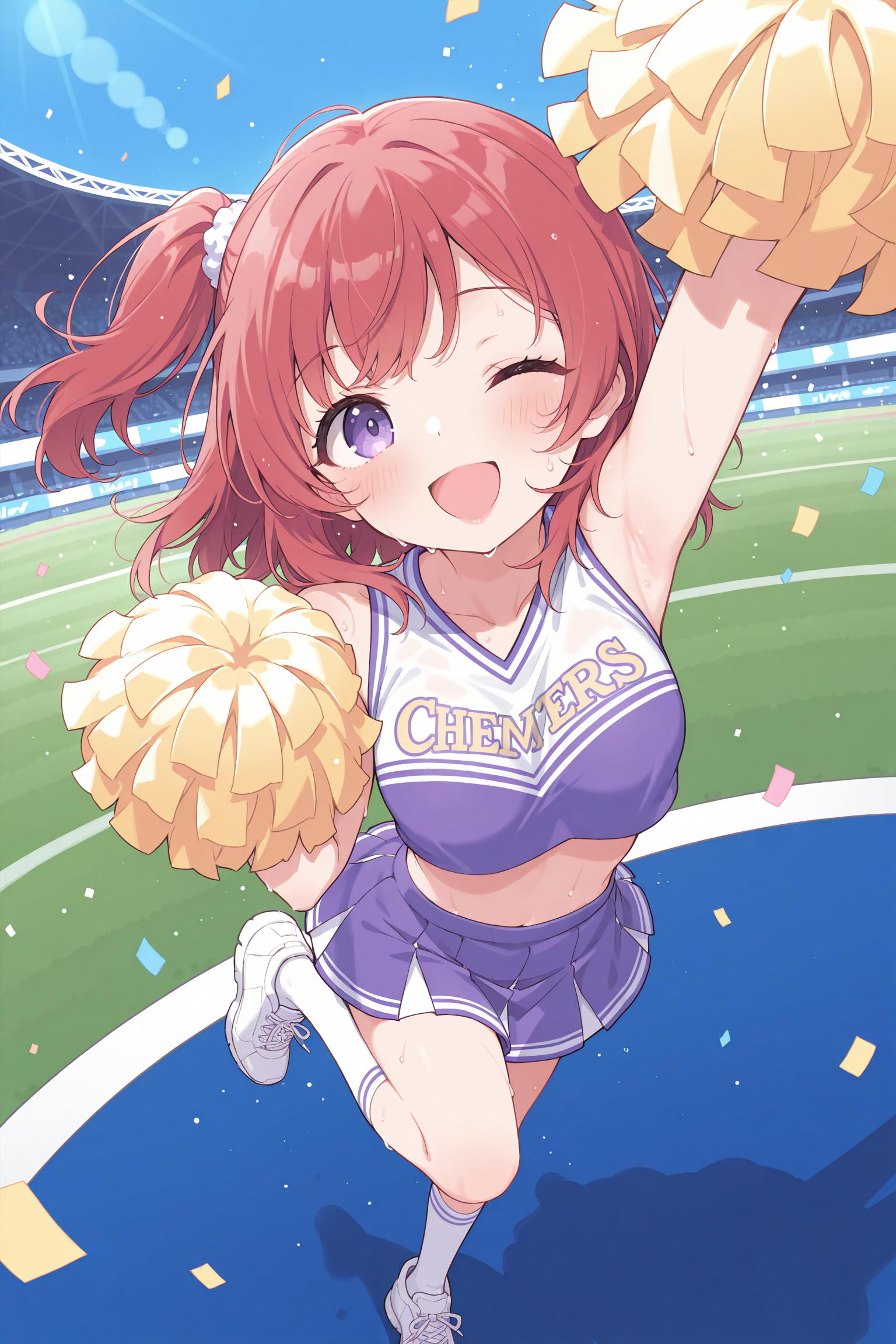 チアガールの子とロッカールームで💕