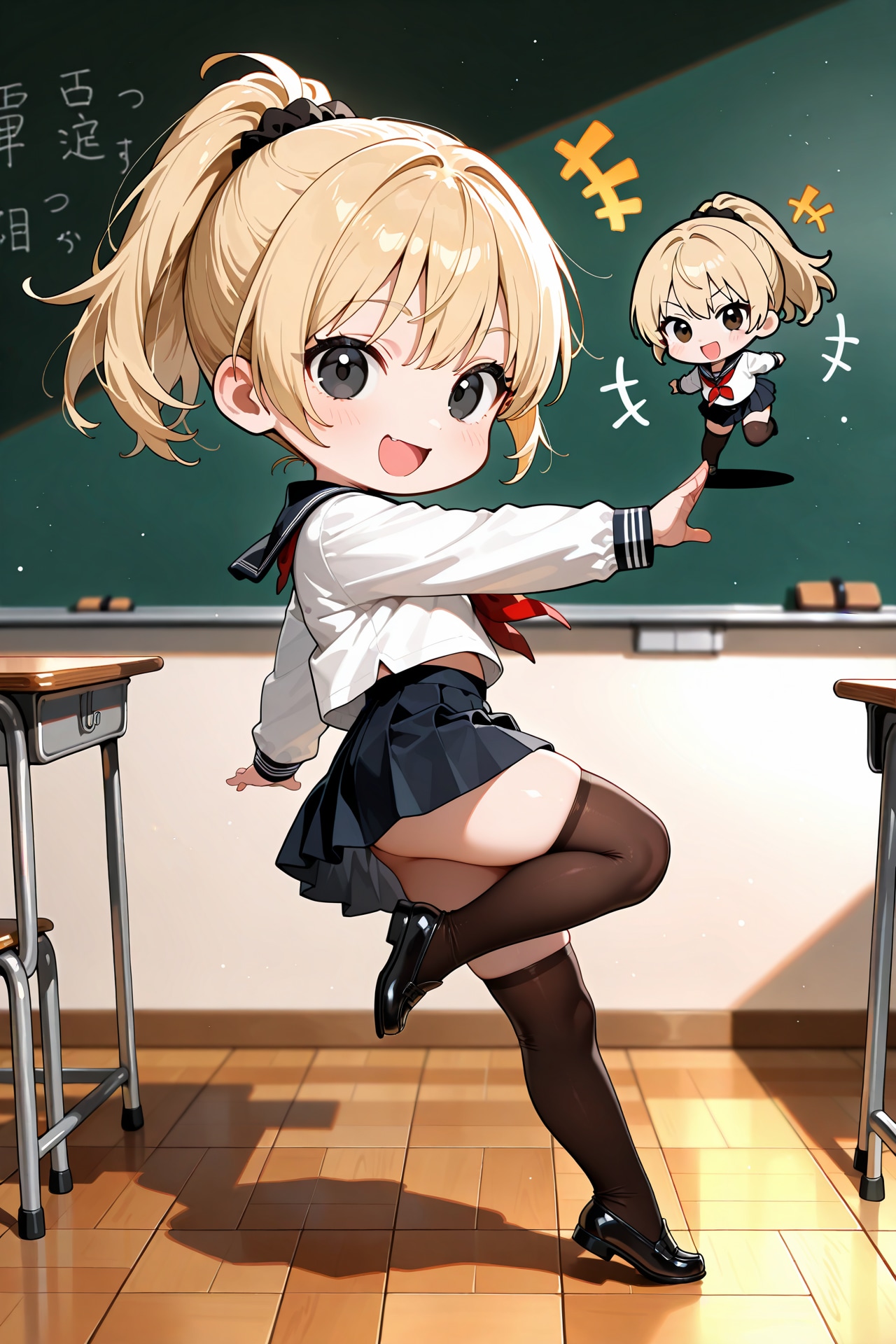 制服ちびキャラデイズ Z420 | の人気AIイラスト・グラビア