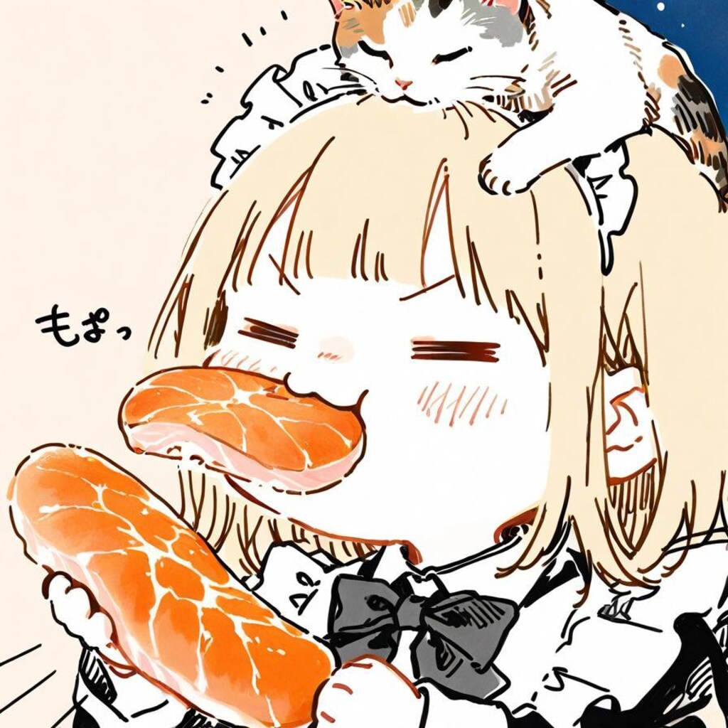 ( >ω<)今日のワイはお猫様…🐱✨