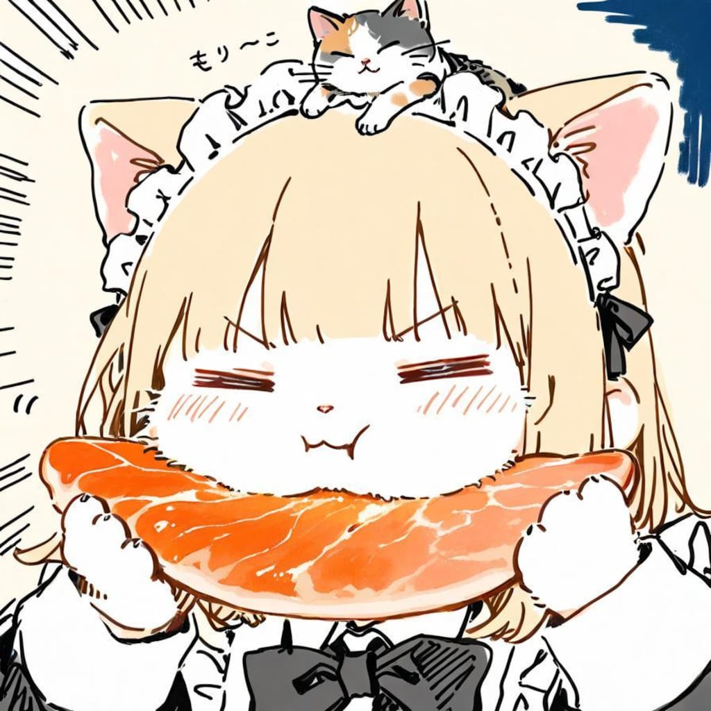 ( >ω<)今日のワイはお猫様…🐱✨