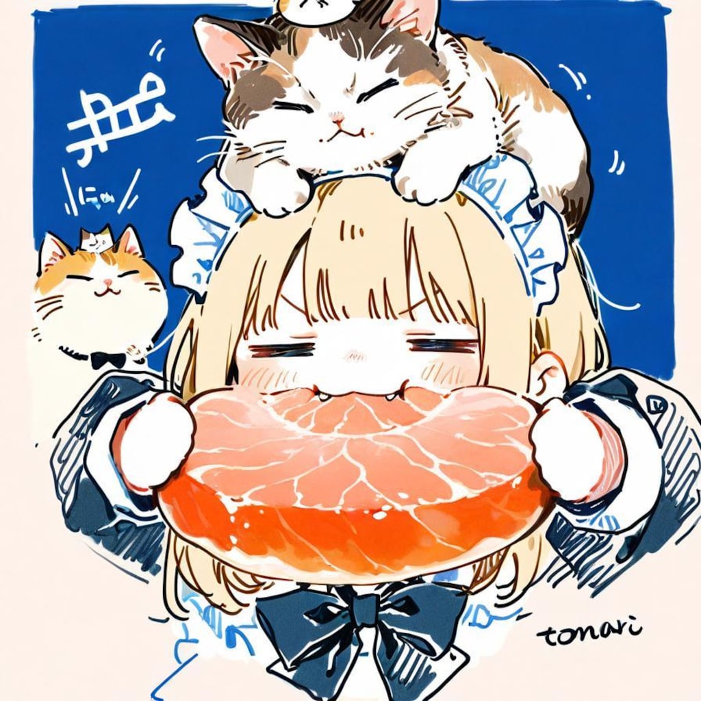 ( >ω<)今日のワイはお猫様…🐱✨