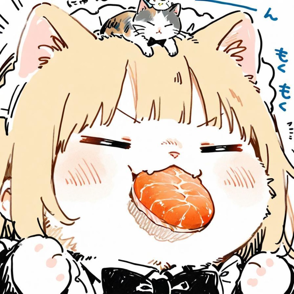 ( >ω<)今日のワイはお猫様…🐱✨