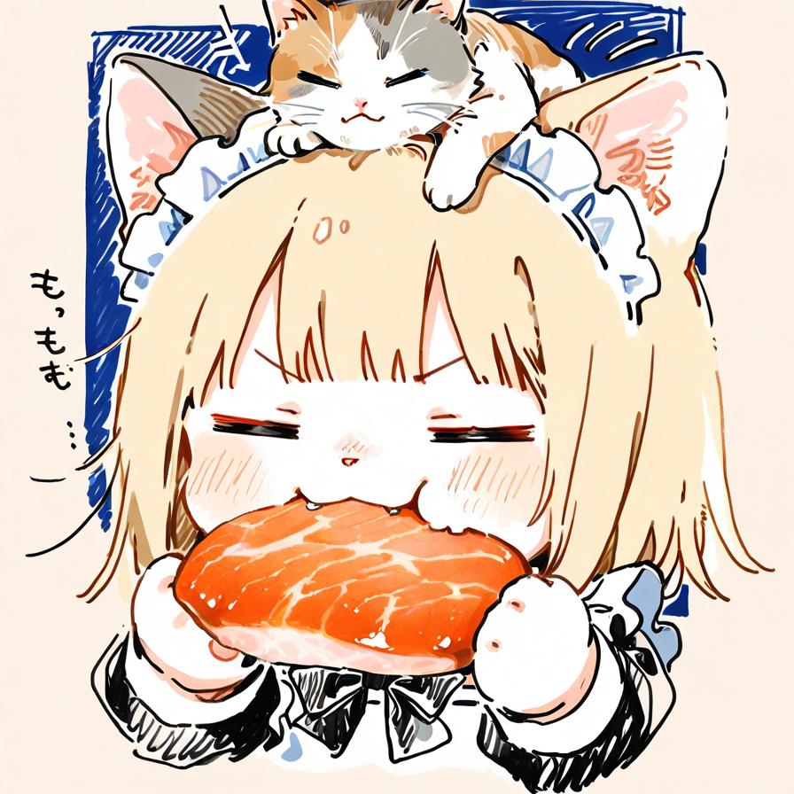 ( >ω<)今日のワイはお猫様…🐱✨ | の人気AIイラスト・グラビア