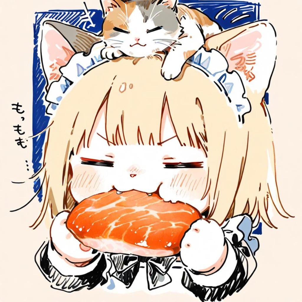 ( >ω<)今日のワイはお猫様…🐱✨