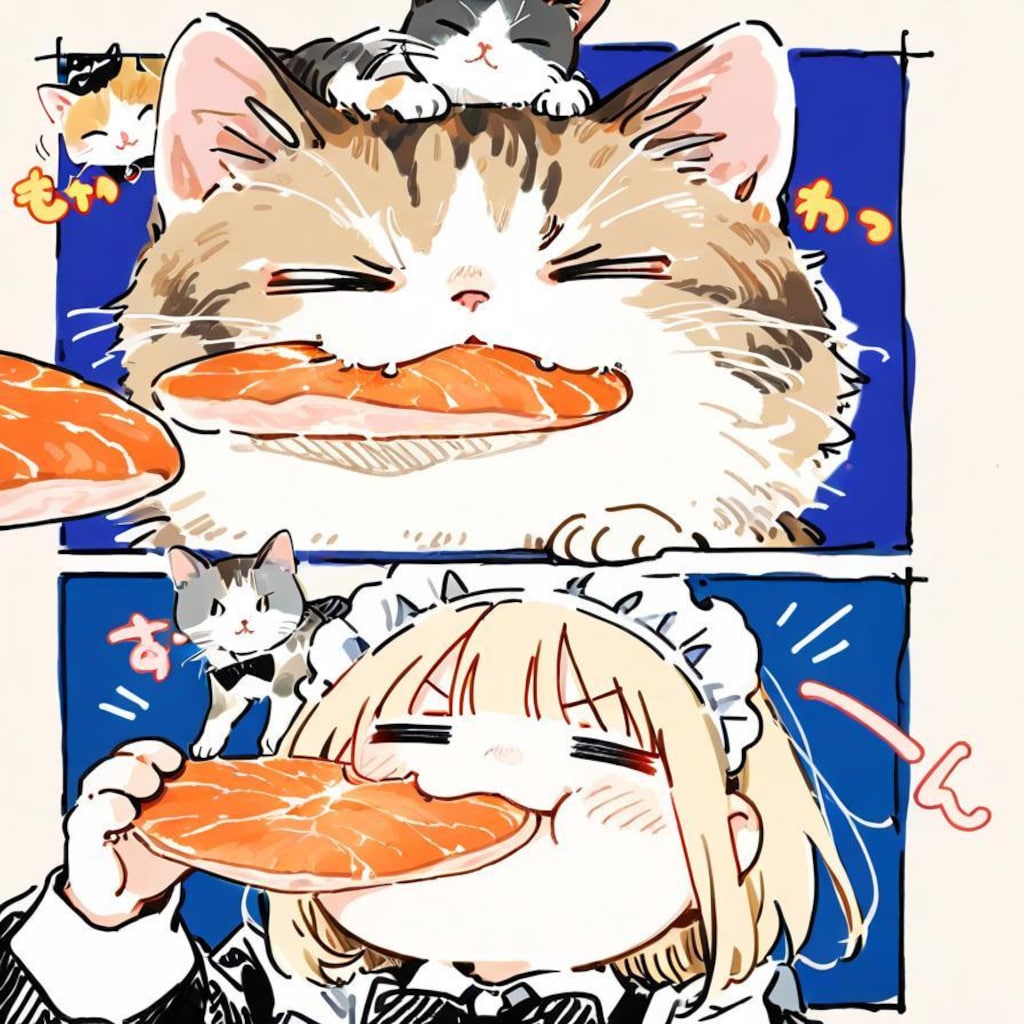 ( >ω<)今日のワイはお猫様…🐱✨