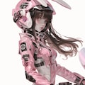 桃色兎耳機動隊［pink bunny rider girl riot squad］ 3枚目