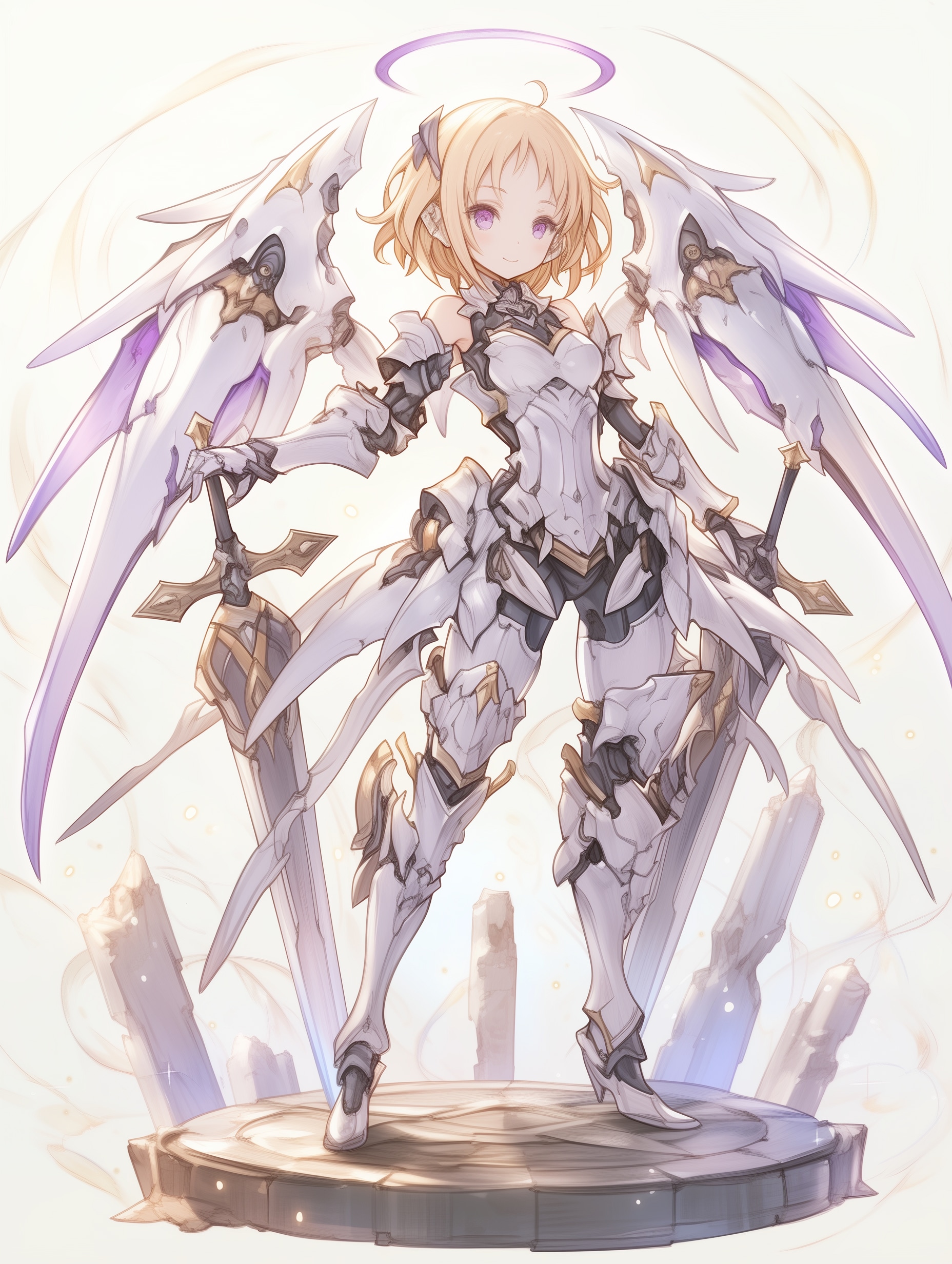 メカ天使娘 | の人気AIイラスト・グラビア