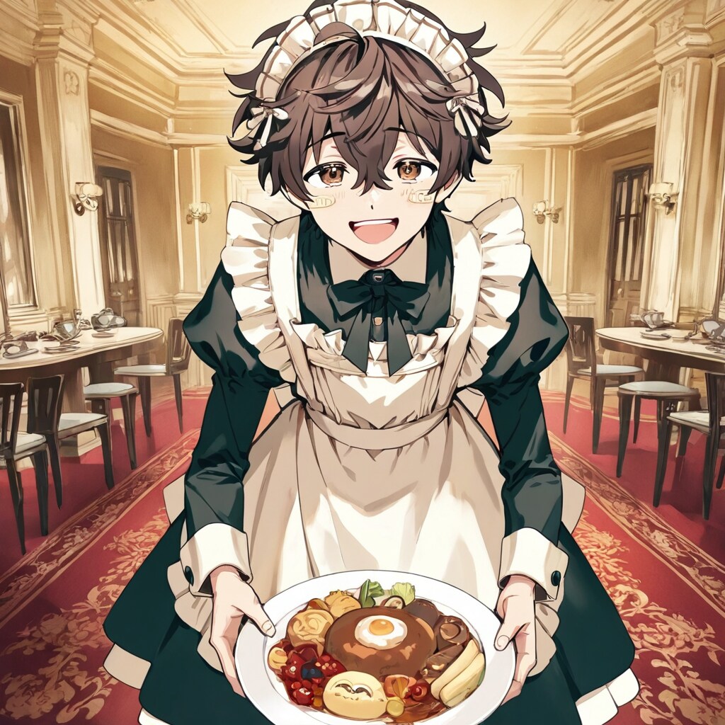 メイド執事③ | の人気AIイラスト・グラビア