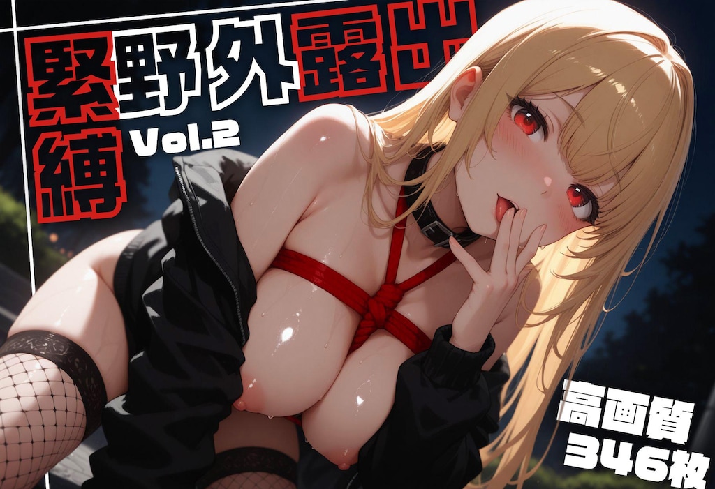 【80%OFF】 緊縛野外露出 Vol.2 ＋ Vol.3（セット作品：高画質661枚）