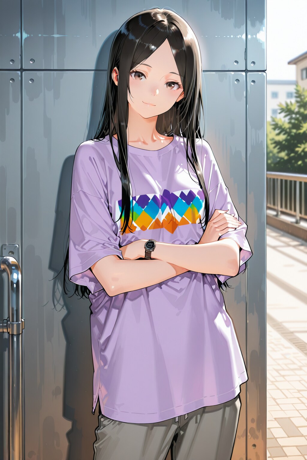 腕組み女子