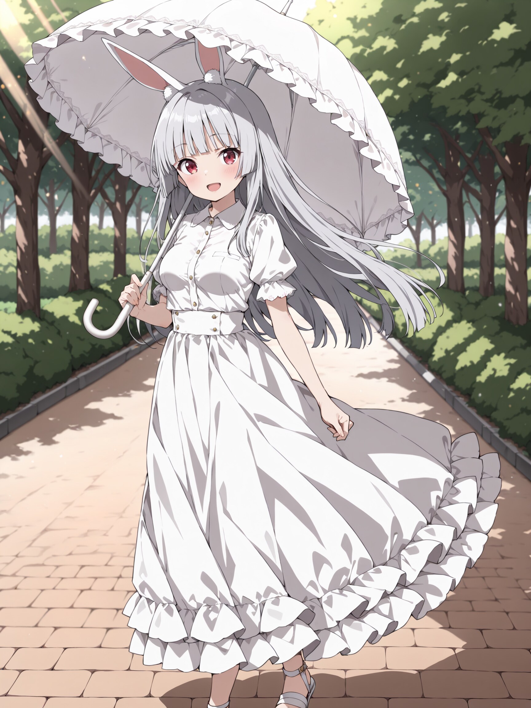 お散歩、美月ちゃん