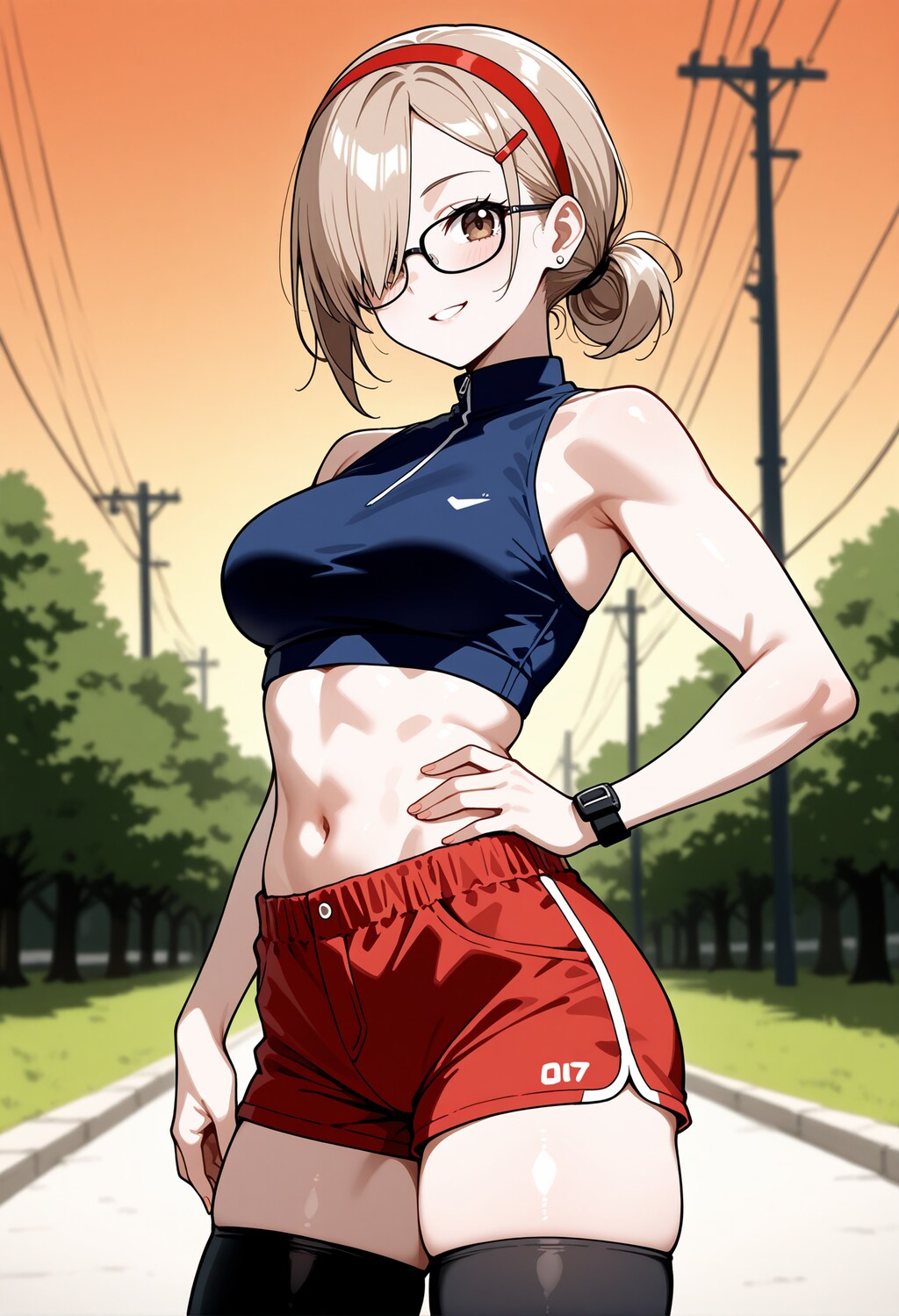 【今日の腹筋】片目隠し智美