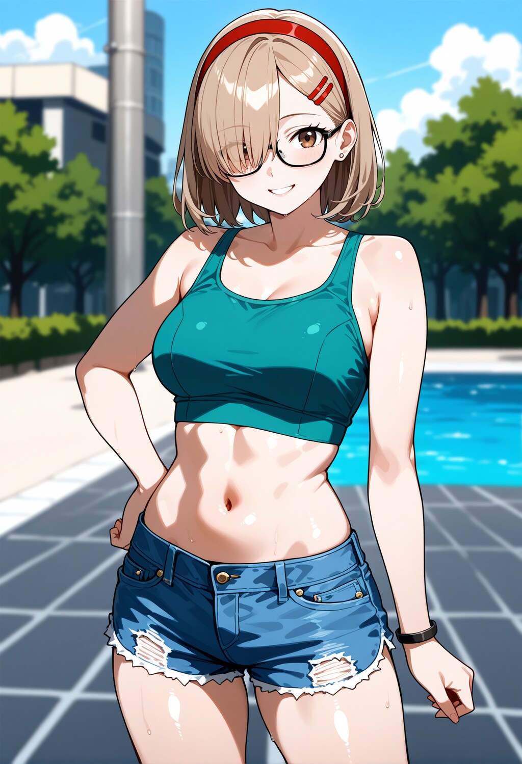 【今日の腹筋】片目隠し智美