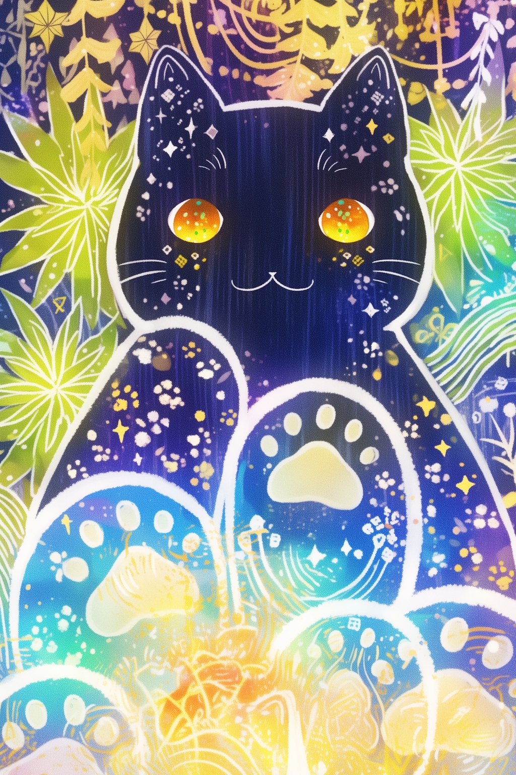 カラフルにゃんこ