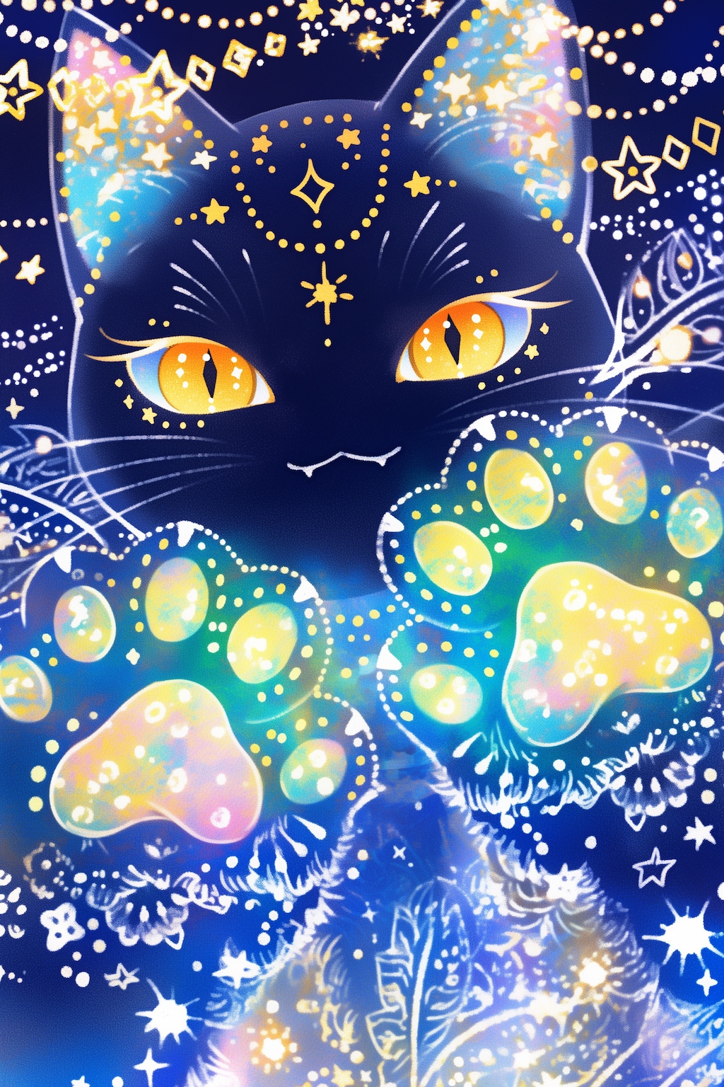 カラフルにゃんこ