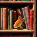 Fish in bookcase (1) 4枚目