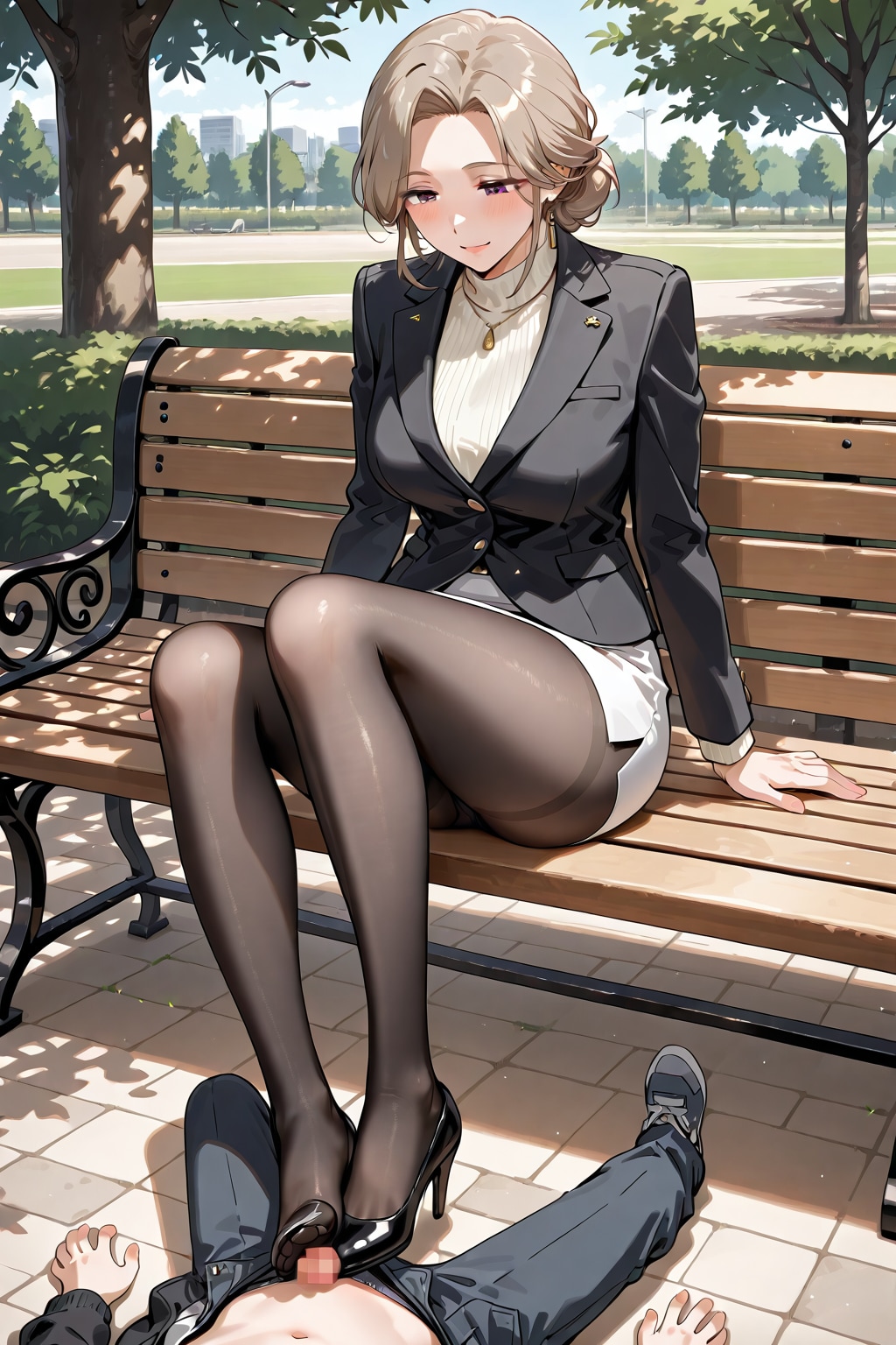 人妻お姉さん　公園3