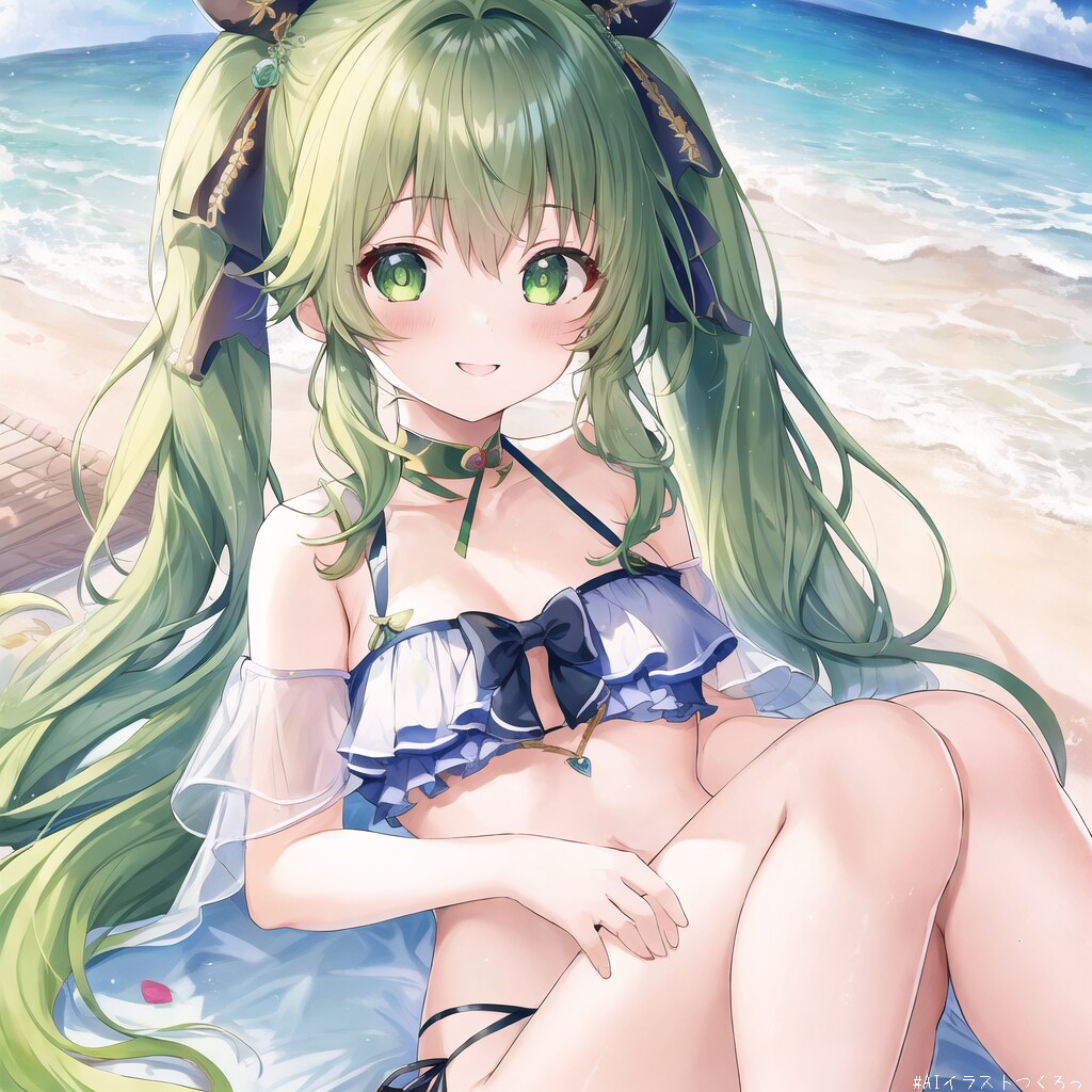 ミクさん水着