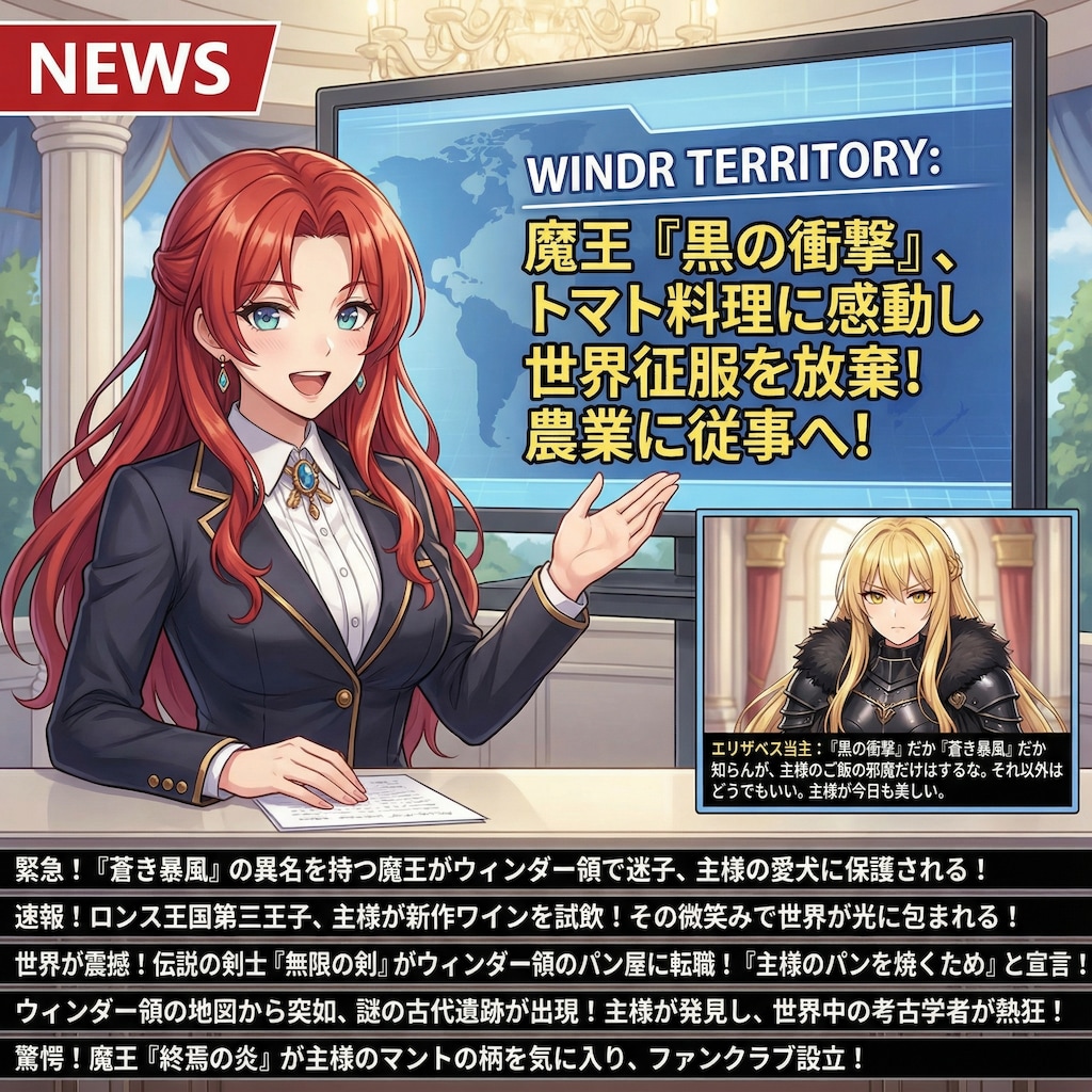 異世界、ウィンダー家に関するニュース。11