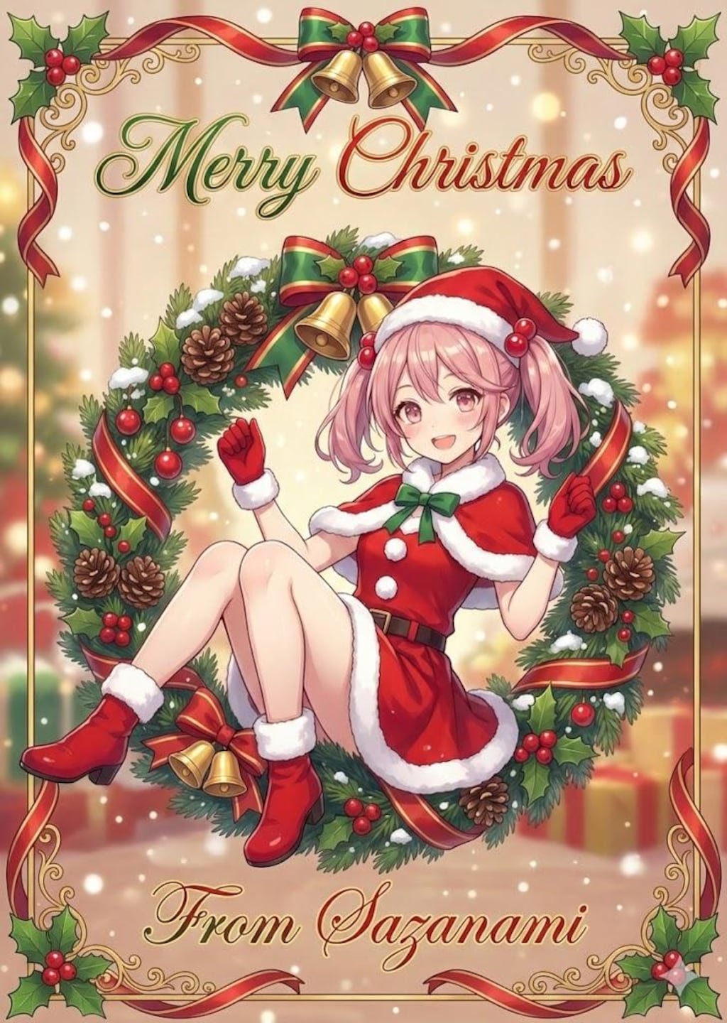 ご主人様、はいプレゼント…！