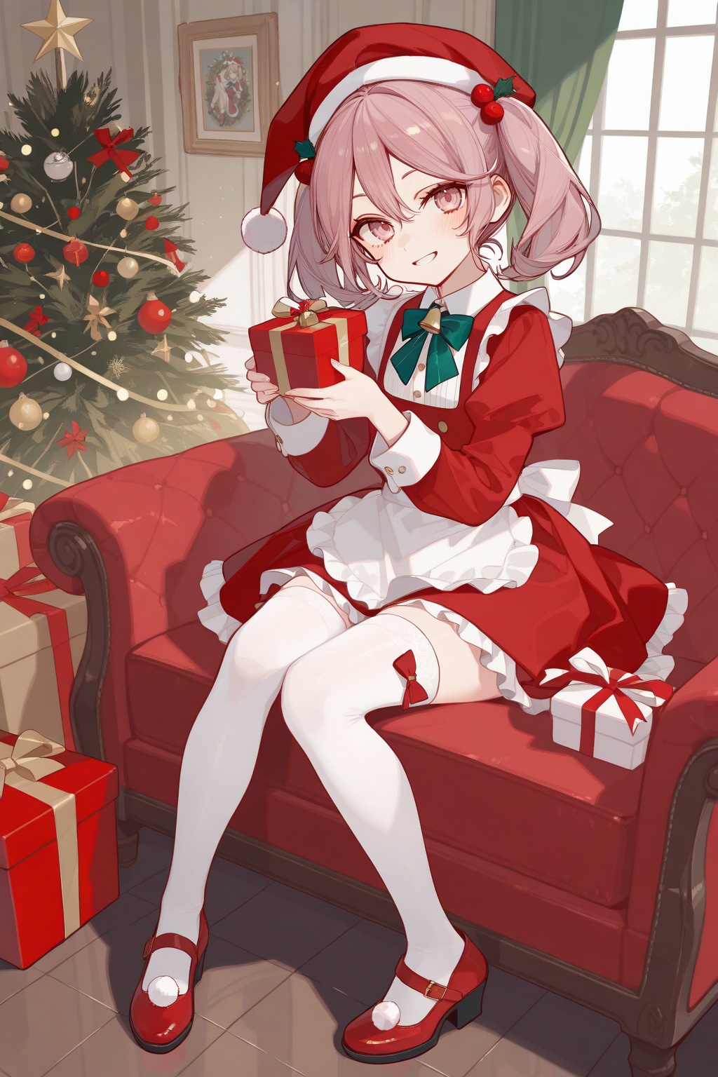 ご主人様、はいプレゼント…！ | の人気AIイラスト・グラビア