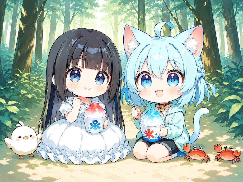 あおのこちゃんとかきごおり