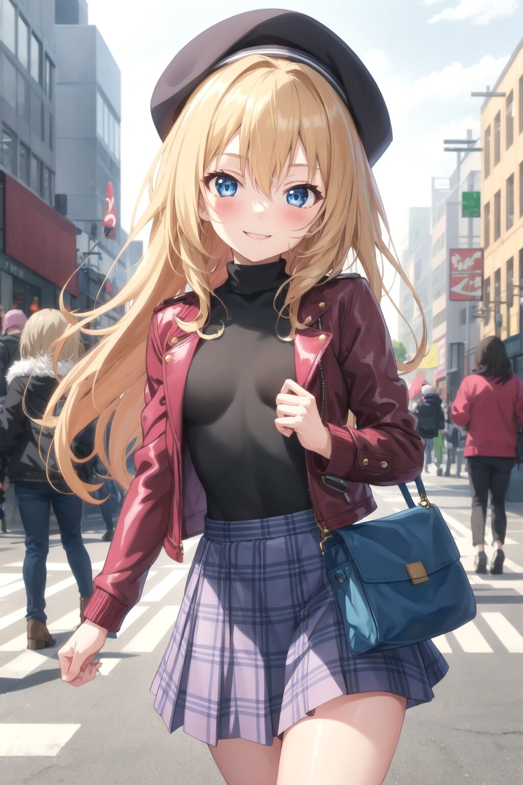 街に買い物に行く愛梨紗ちゃん | の人気AIイラスト・グラビア