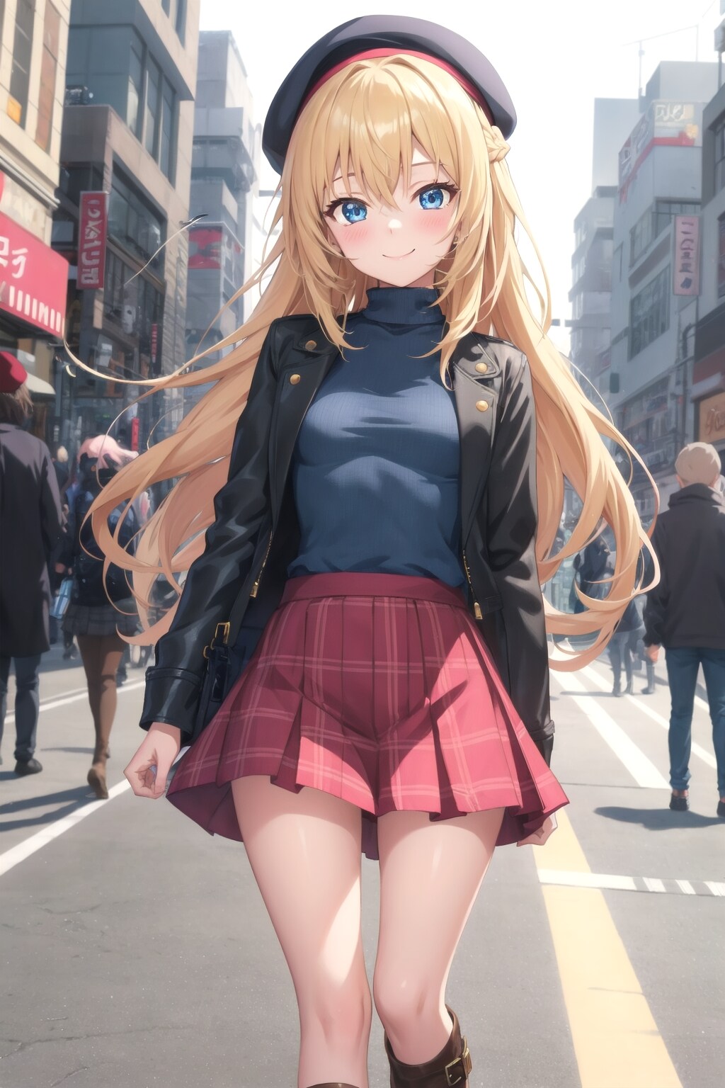 街に買い物に行く愛梨紗ちゃん