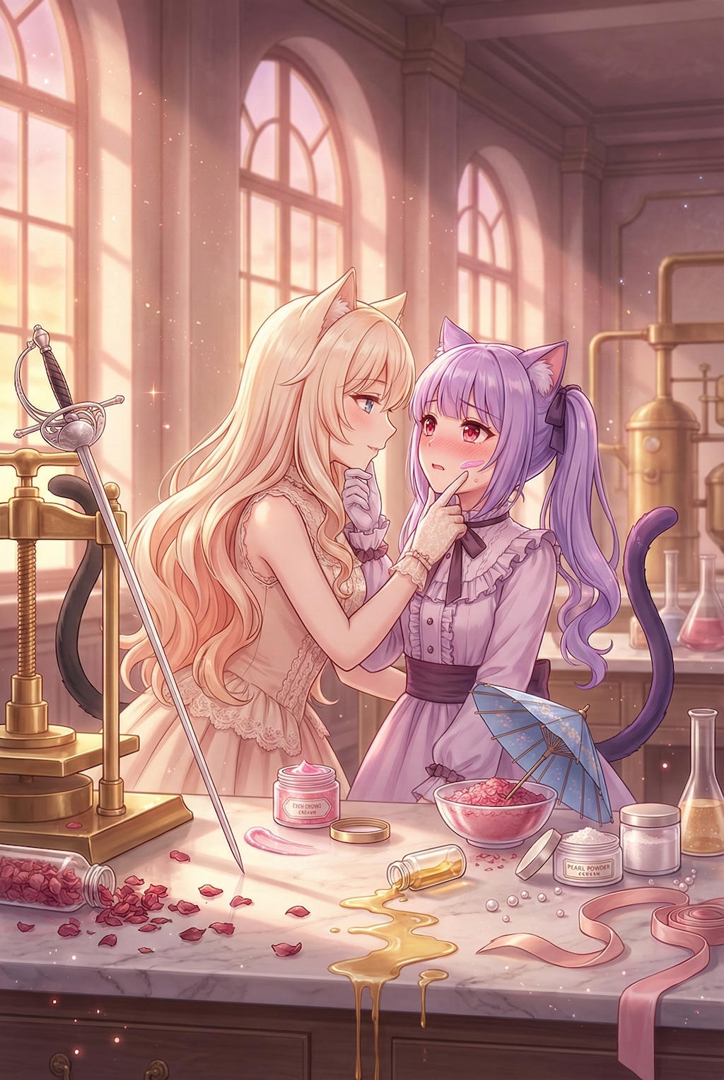 脂粉工房の秘め猫