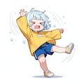駄々っ子の青髪ちゃん 3枚目
