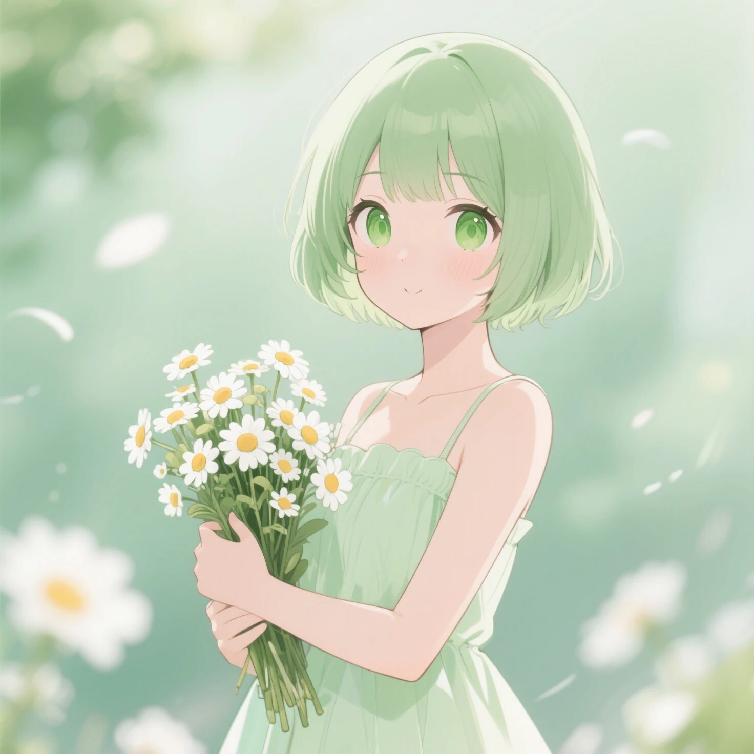 DAISYちゃんの花束 | の人気AIイラスト・グラビア