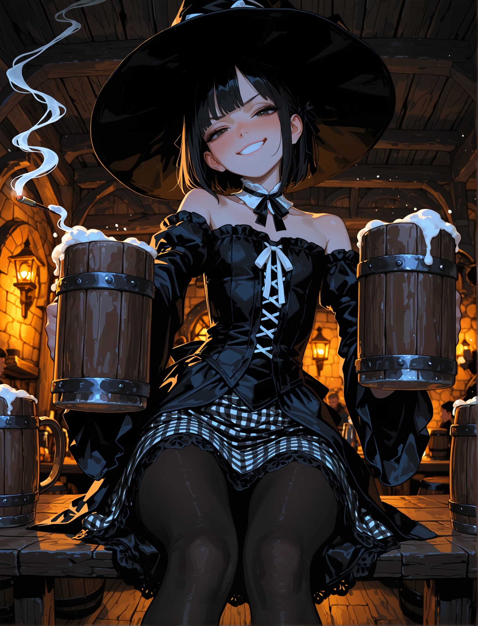 夜の魔女さん | の人気AIイラスト・グラビア