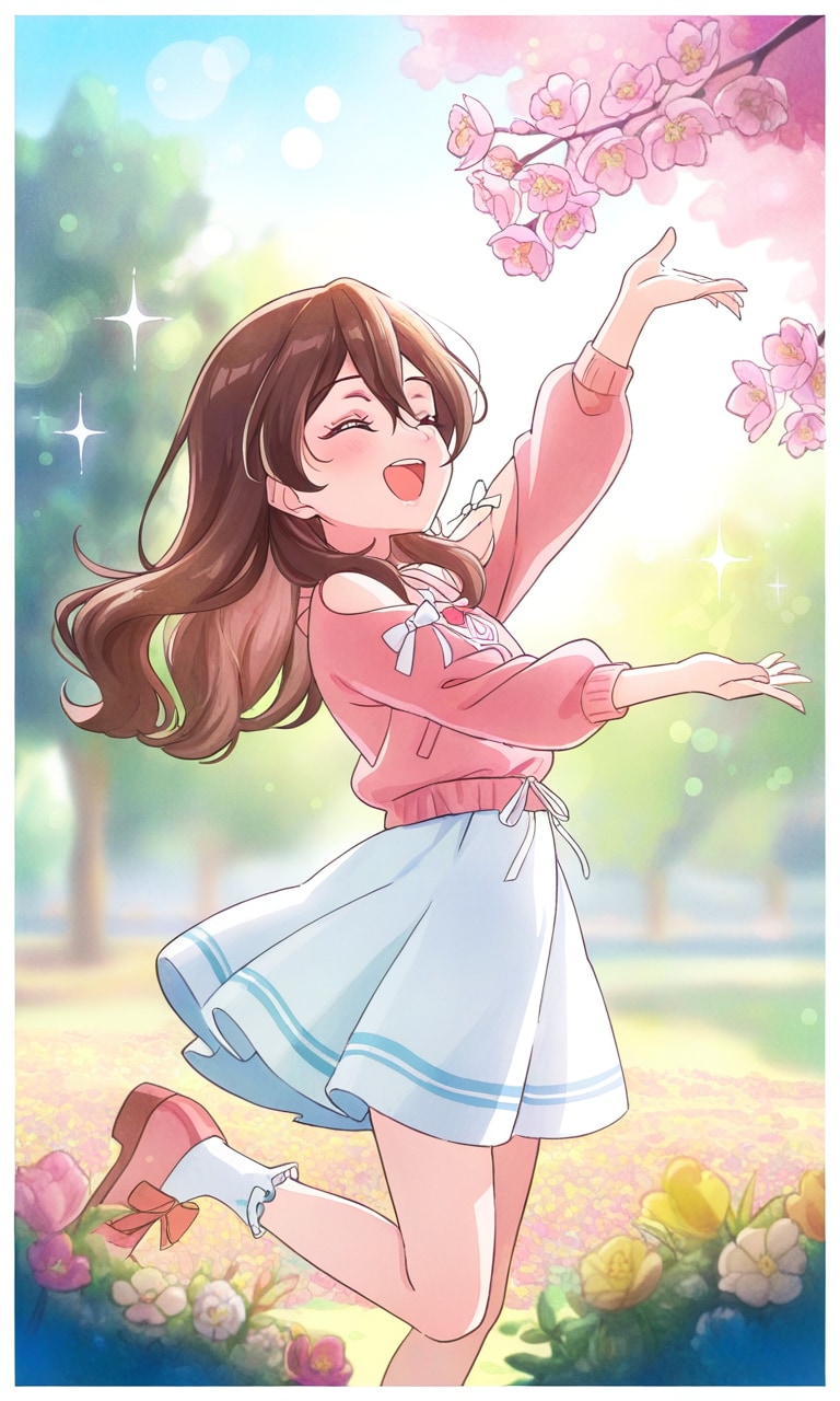 【3月27日生誕祭】咲良うた（キュアアイドル）。 | の人気AIイラスト・グラビア