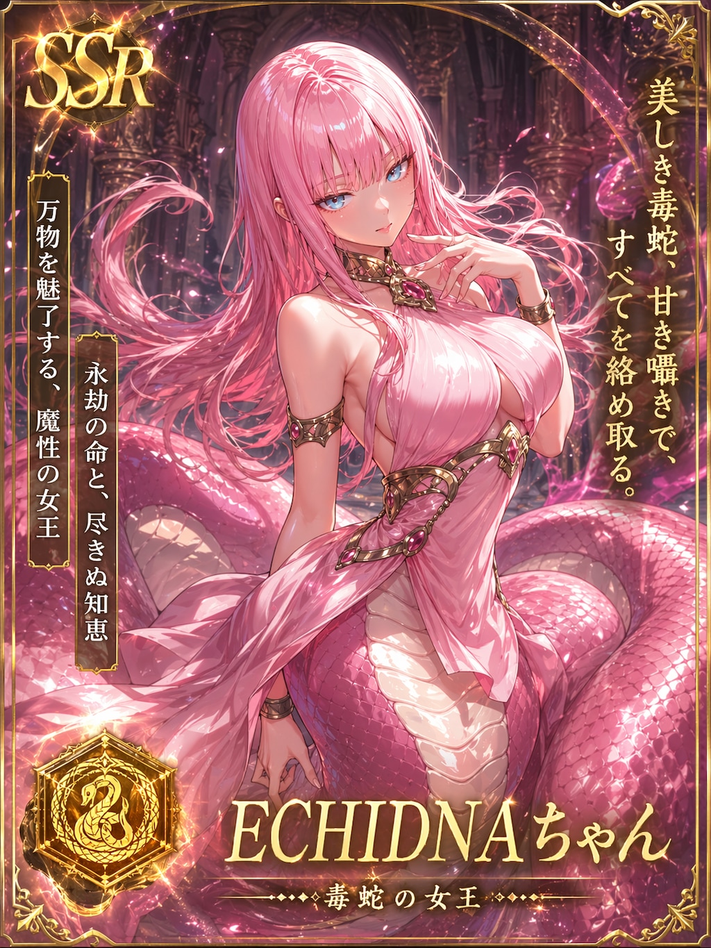 SSRなECHIDNAちゃん&QILINちゃん