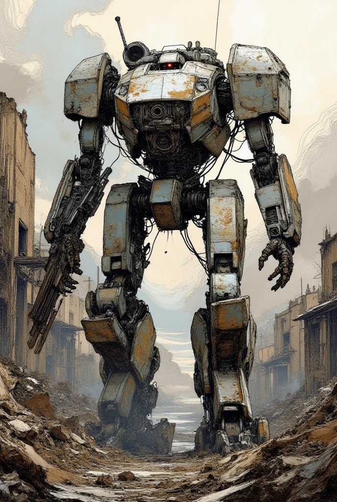 戦闘用ロボット | の人気AIイラスト・グラビア