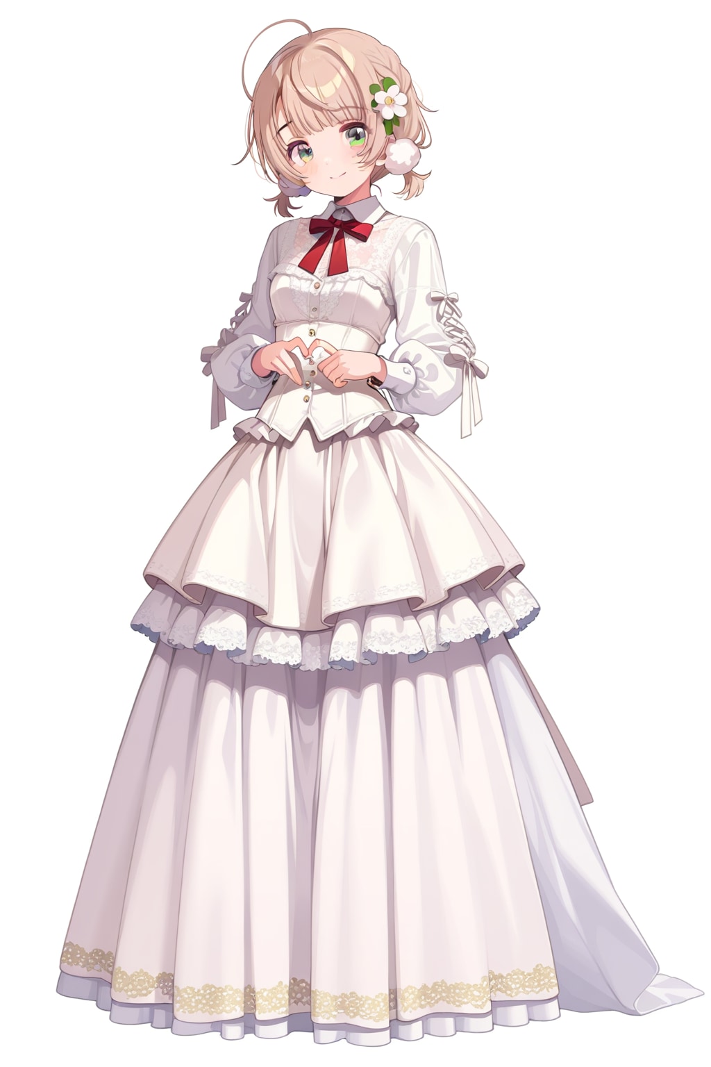 Shigure Ui wedding dress test, Larimar version