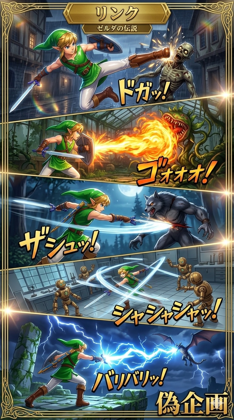 ゼルダの伝説　リンク